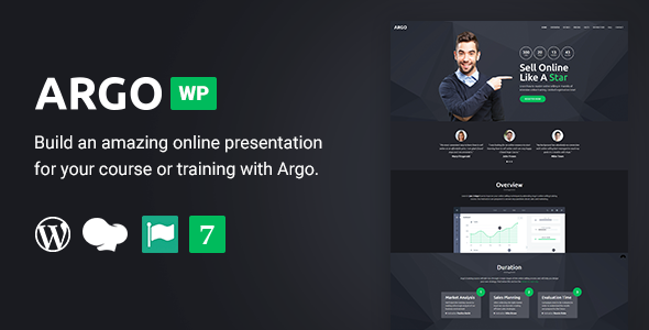 Argo - Training Course WordPress Landing Page Theme Logo
